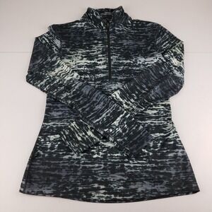 Nike Dri-Fit 1/4 Zip Pullover Jacket Women's Medium Long Sleeve Tie Dye